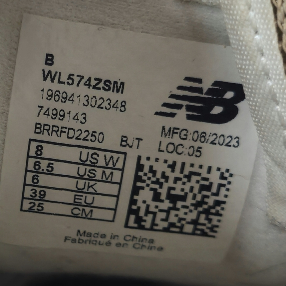 New Balance Womens 574 Stacked Platform Driftwood WL574ZSM - Picture 15 of 15